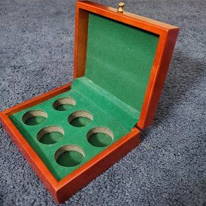 Wooden Golf Ball Display Box